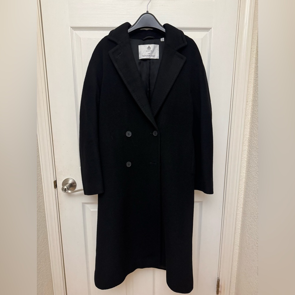 Aritzia Babaton The Slouch Coat in Black